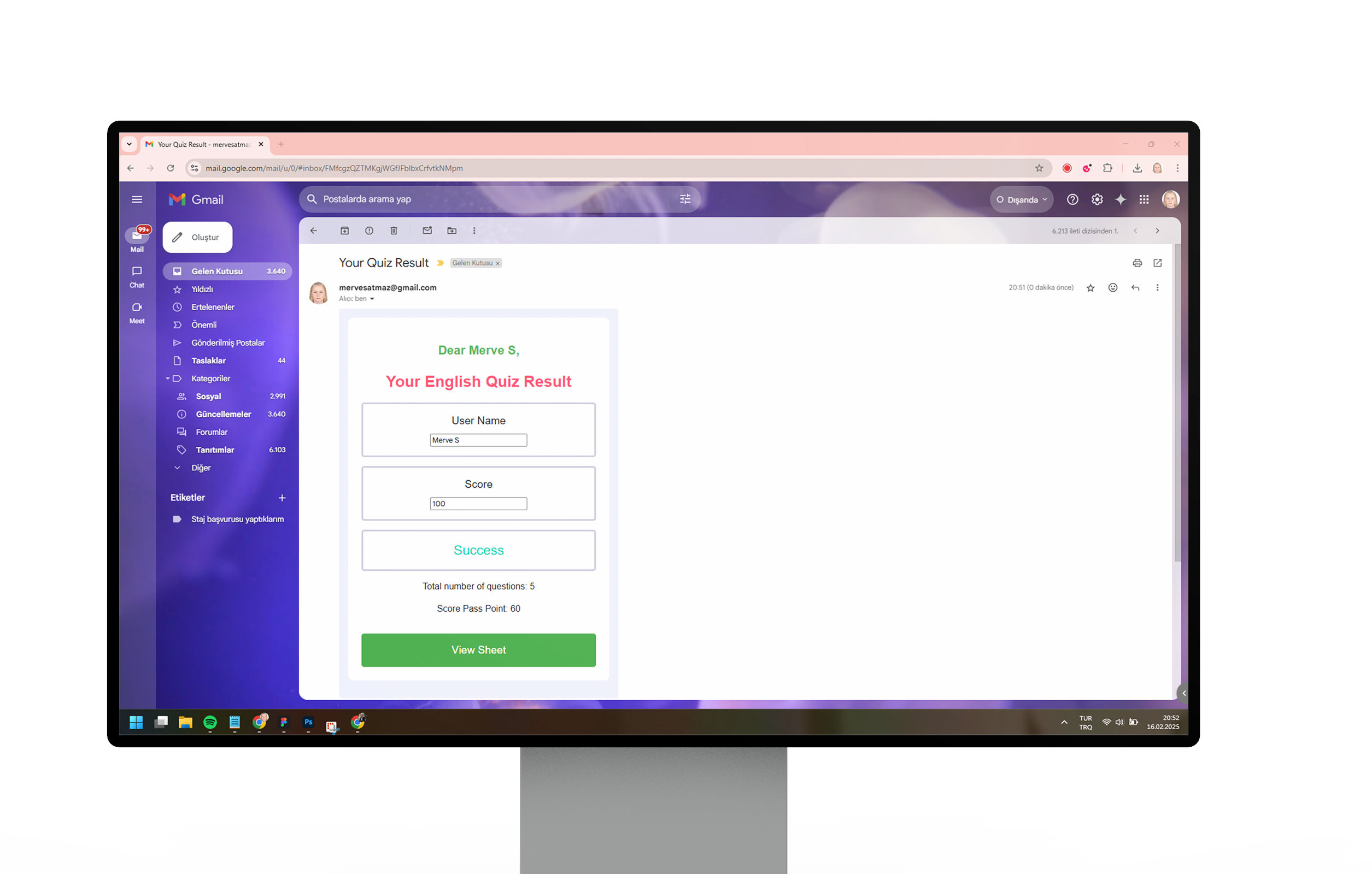 Track eLearning Quiz Results Without an LMS Using Google Sheets